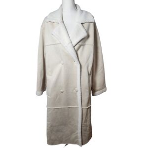 HYFVE‎ Sherpa Lined Long Coat Nwt Size Medium